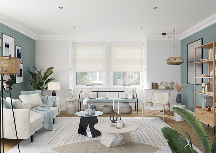 Dashing Zigzags, Warm Orange - Twist&Fit Roller Blind - Image 8